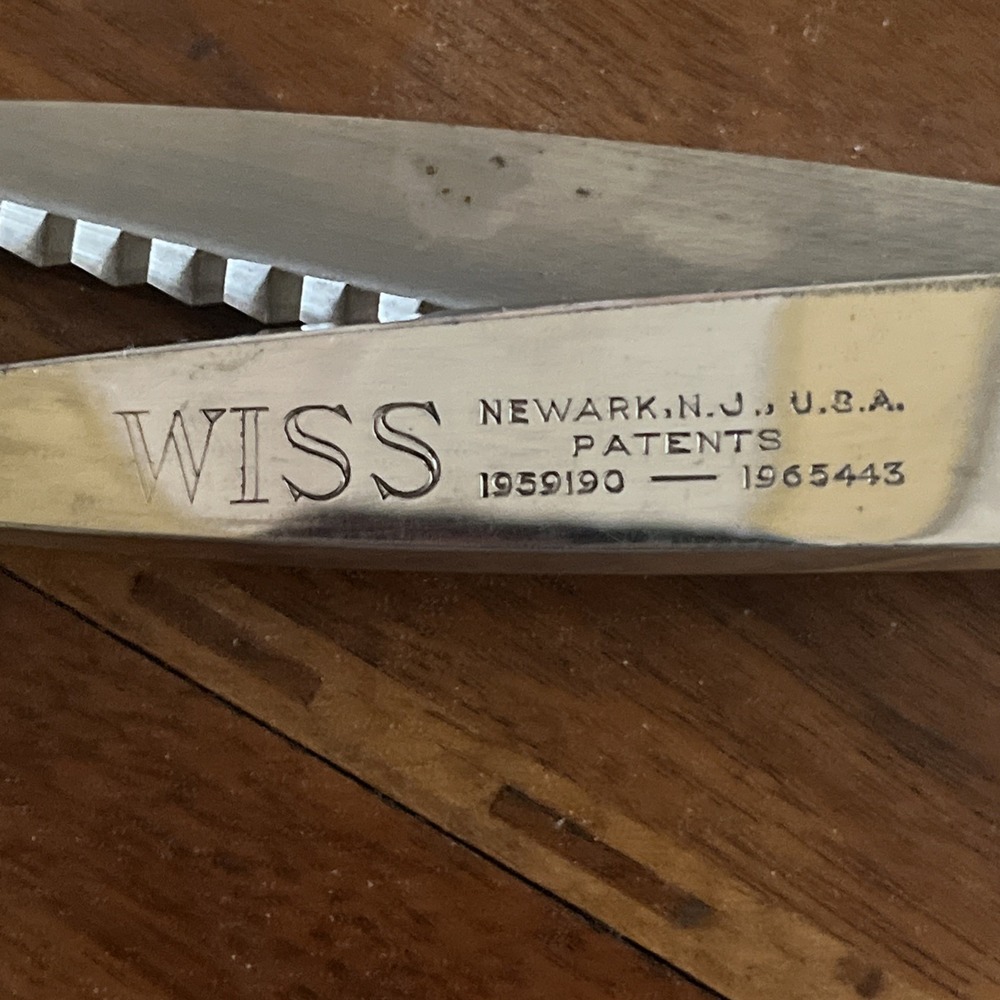 Vintage WISS Pinking Shears Made In USA - Picture 3 of 9